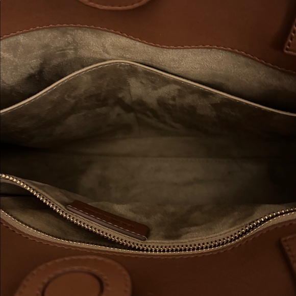 Veronica Beard Tan Leather Satchel - Picture 4 of 9